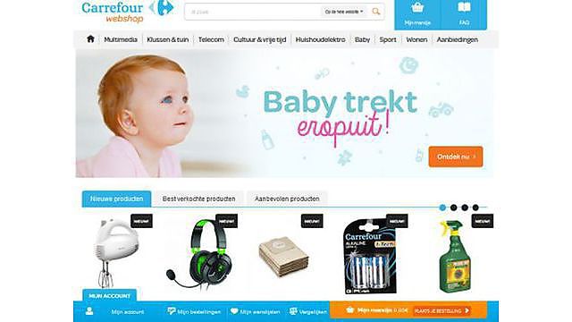 Carrefour lanceert zijn webshop