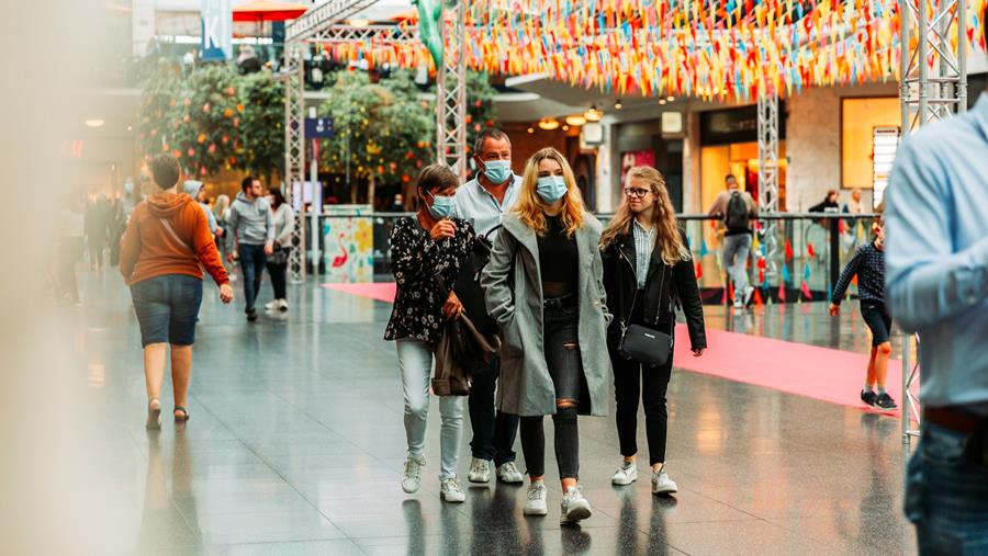 Opening horeca: tot 14 procent meer shoppers in de shoppingcenters