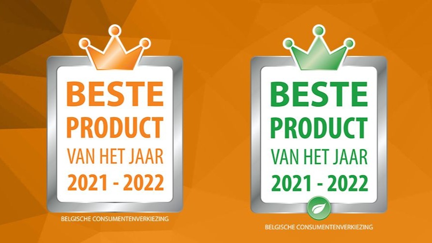 AWARDS BESTE PRODUCT VAN HET JAAR BELGIË