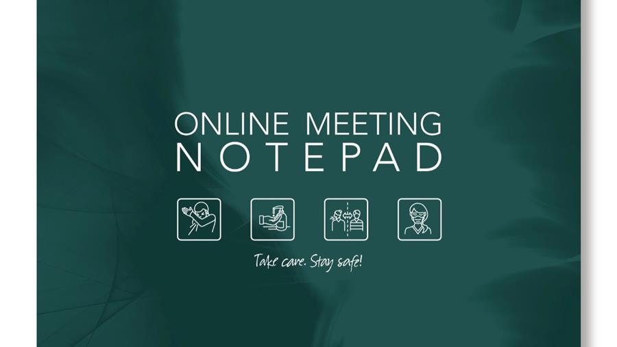 Nouveau chez AURORA: le “ONLINE MEETING NOTEPAD”